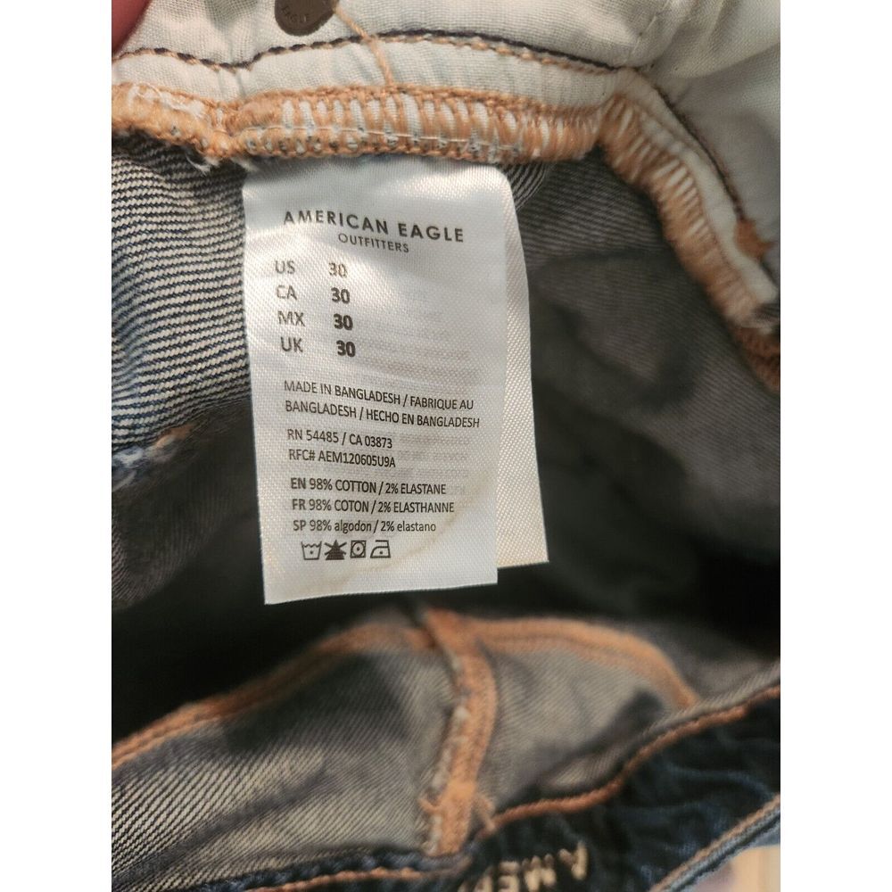 American Eagle Jean SHORTS Tomgirl Size 30 EUC - Picture 6 of 6